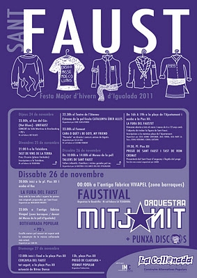 Cartell de Sant Faust 2011