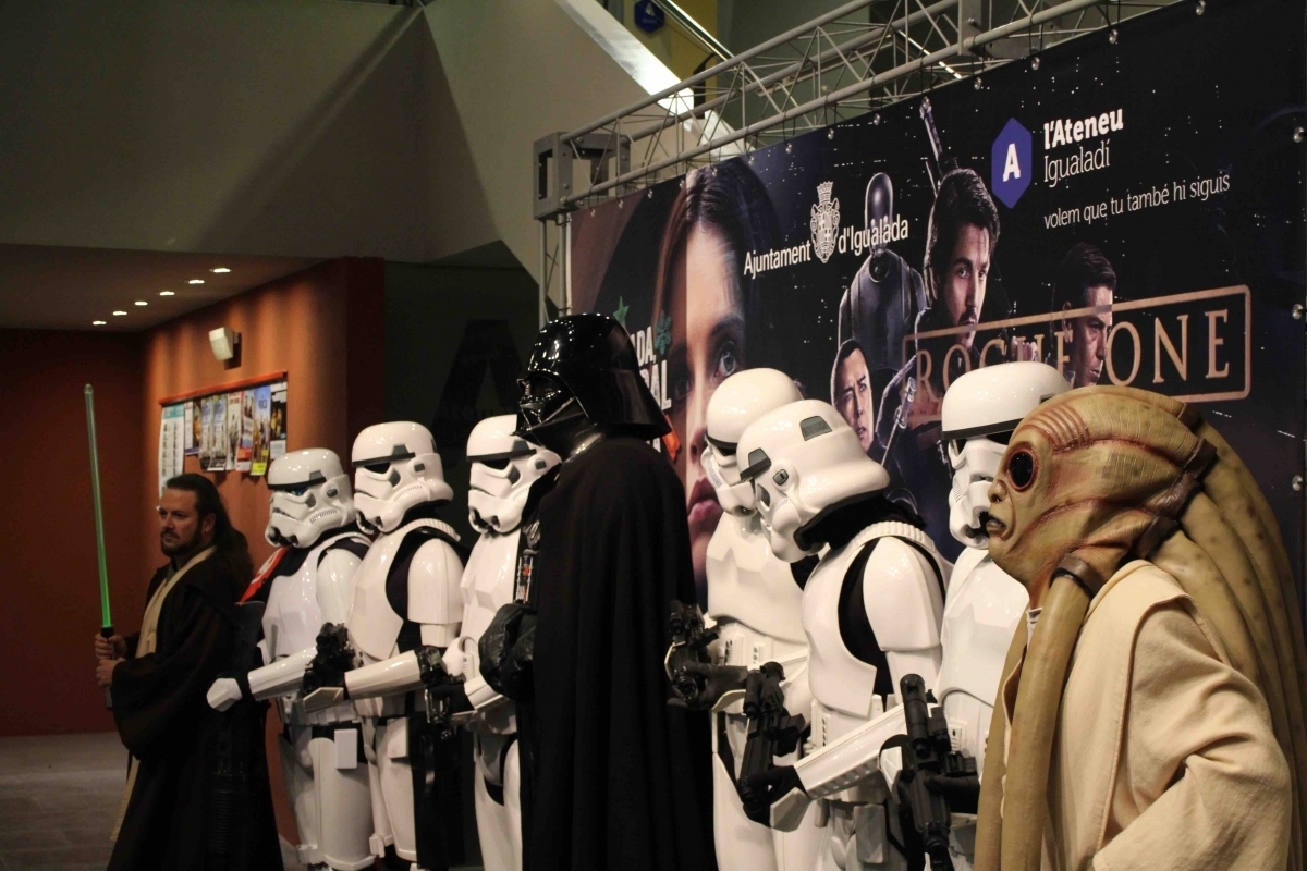 A l'esdeveniment també s'hi van presenciar personatges de la mítica saga de ficció Star Wars.