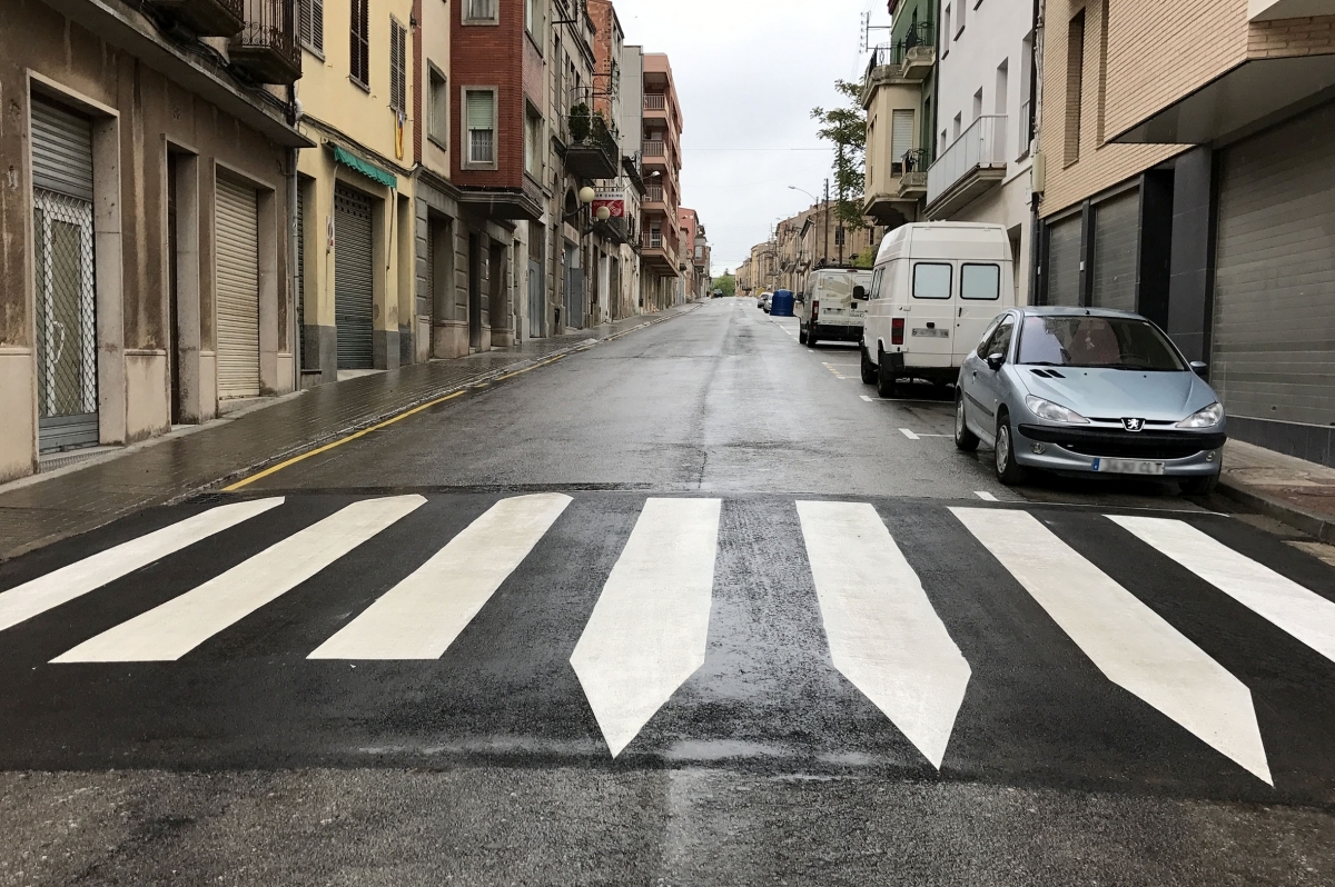 L'Avinguda de la Pau, amb la seva nova cara