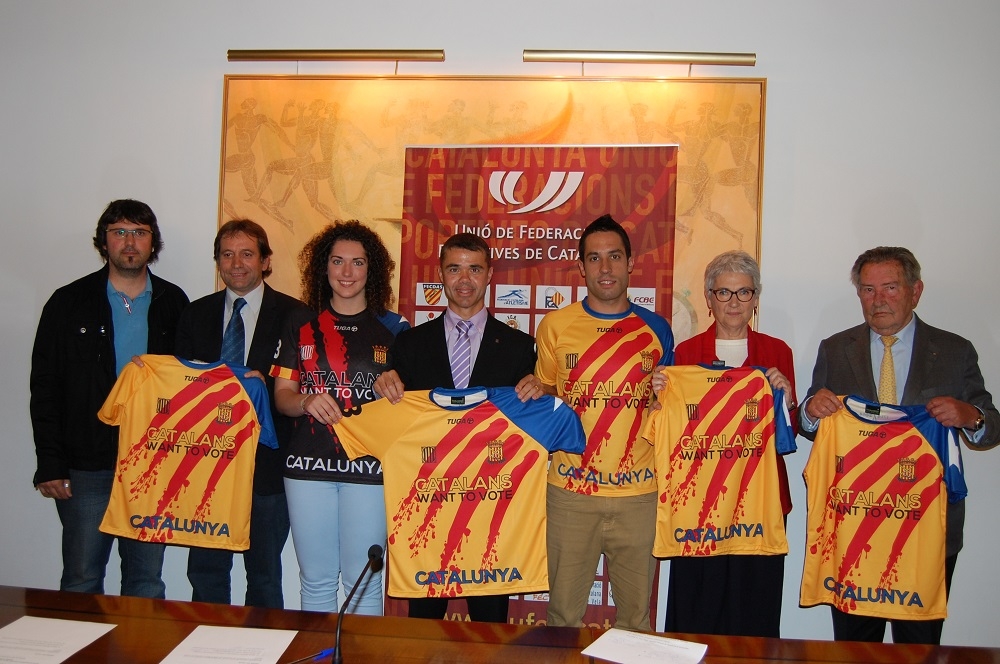 Presentació de la nova samarreta de la sel·lecció catalana d'hoquei patins