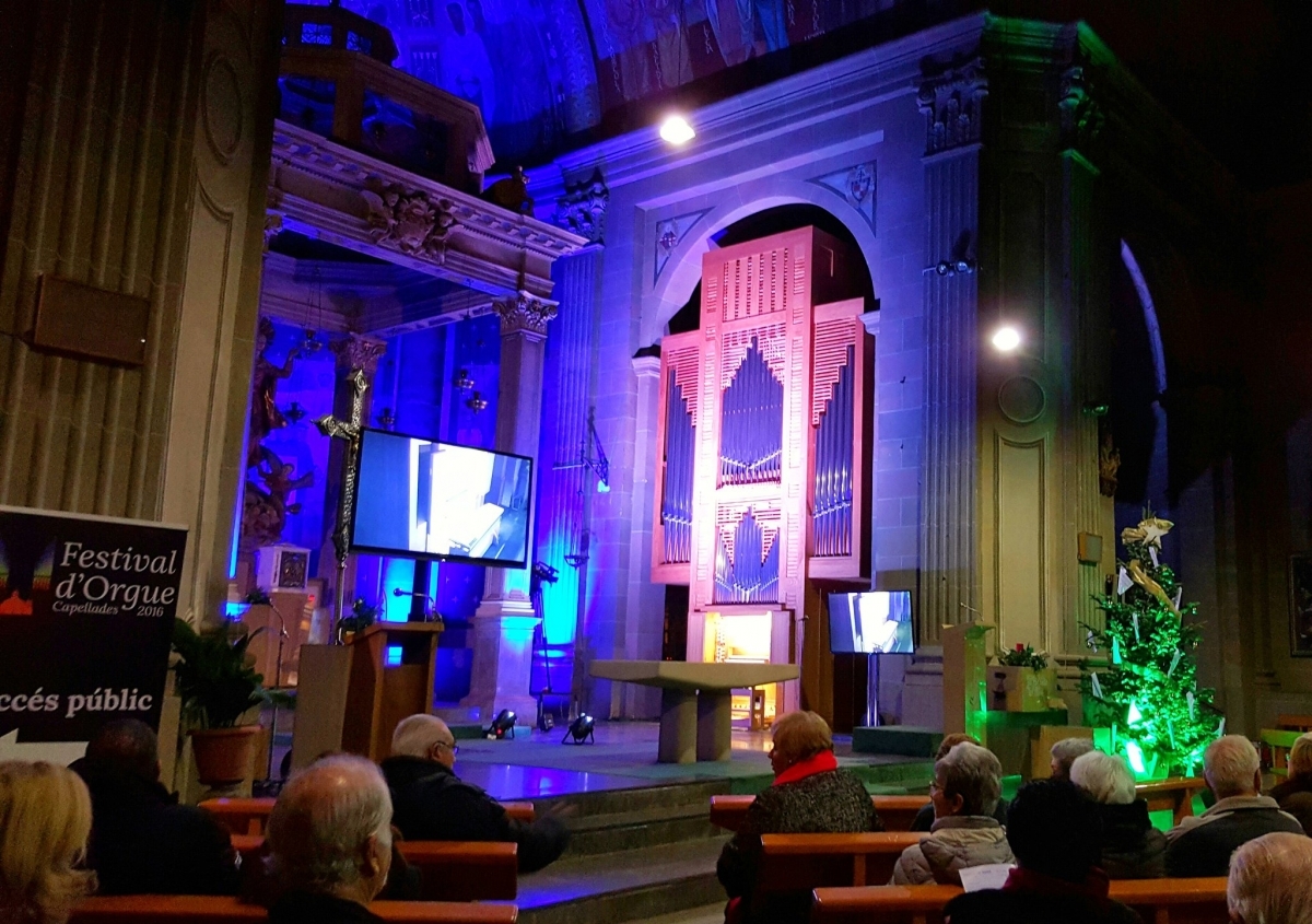 El festival d'orgue de Capellades ha comptat amb la interpretació de peces exclusives per l'ocasió.