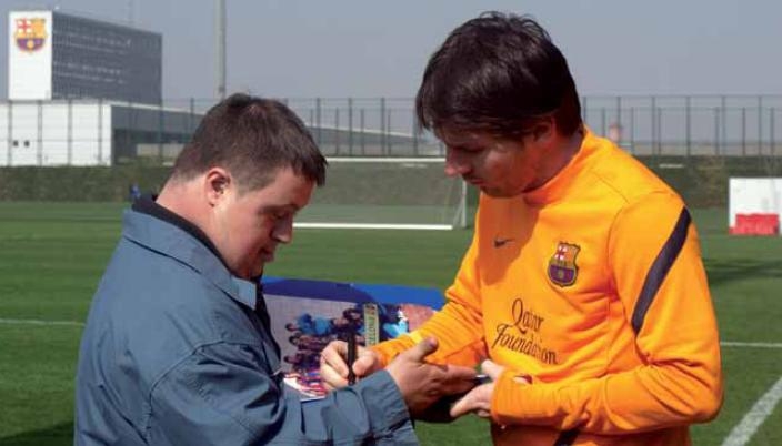 Leo Messi en la campanya publicitària dels Special Olympics