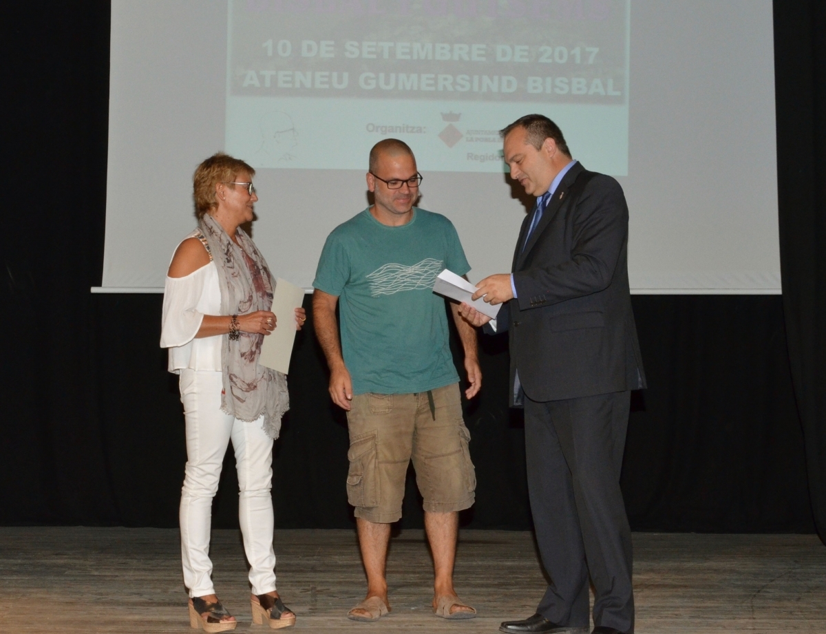 El lliurament del Premi Gumersind Bisbal el 2017