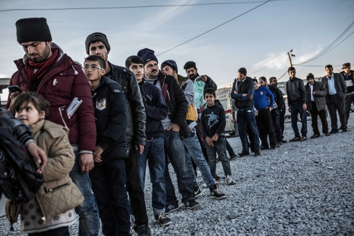 Refugiats, en ple hivern als Balcans FOTO: Pablo Tosco