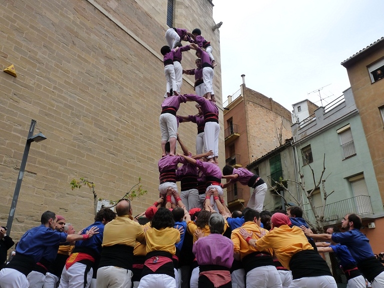 Els Moixiganguers van descarregar el quatre de set amb agulla