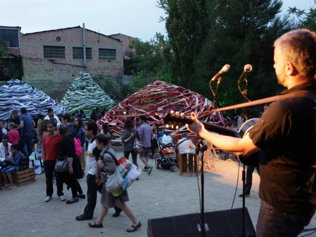 Albert Freixas a l'escenari Estrella Damm del Rec. Foto: Marc Vila