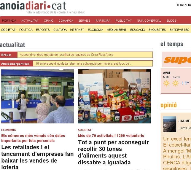 Portada de divendres, 21 de desembre