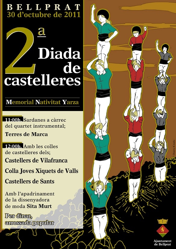 Cartell de la 2a diada castelleres