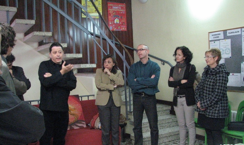 El director del Polzet amb presència de l'alcalde i altres representants en la celebració dels 15 anys