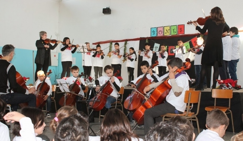 El projecte musical del Gabriel Castellà, una de les escoles públiques d'Igualada
