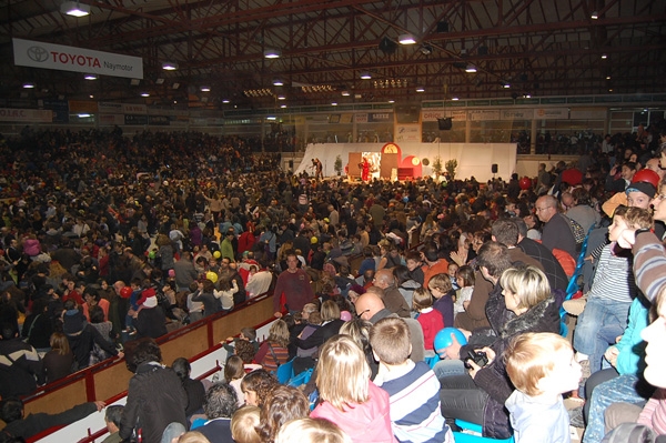 El pavelló de Les Comes, ple a vessar