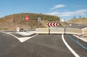 La ronda sud de sortida de Vilanova del Camí