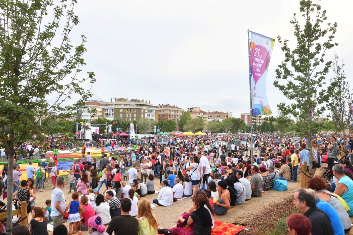 El Parc Central, durant la festa del juliol de l'any passat