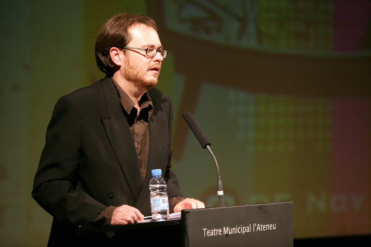 El director del festival, Jordi Comellas, en una gala d'una edició anterior