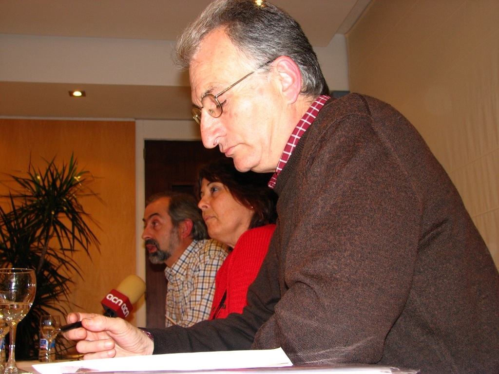 Farriol acompanyat d'altres membres de la FAPAES - ACN