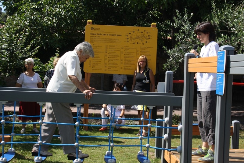 Els usuaris ja van estrenar el Parc Lúdic