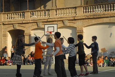 Castanyada a l'Escola de l'Ateneu