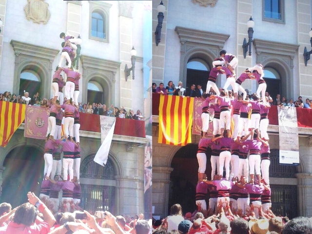 4d8 i 7d7 dels Moixiganguers d'Igualada. Foto: @radioigualada