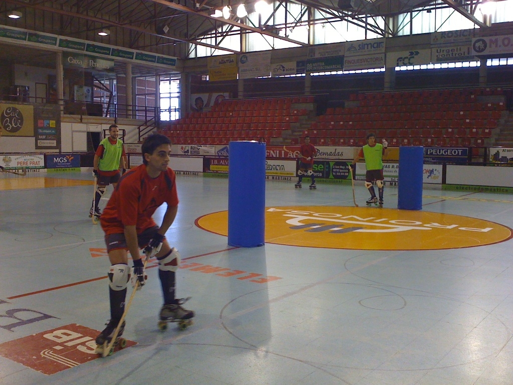 Imatge dels entrenaments - foto del blog de l'IHC