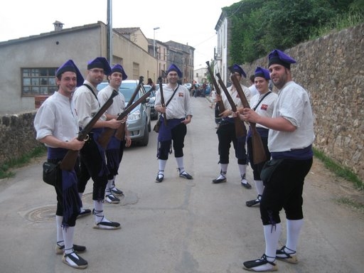 Els Voladors a Maià de Montcal (Garrotxa), dissabte passat