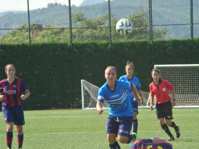 Mariona Marsal, autora del gol del C.F.Igualada. Foto: Anna Maria Zenón