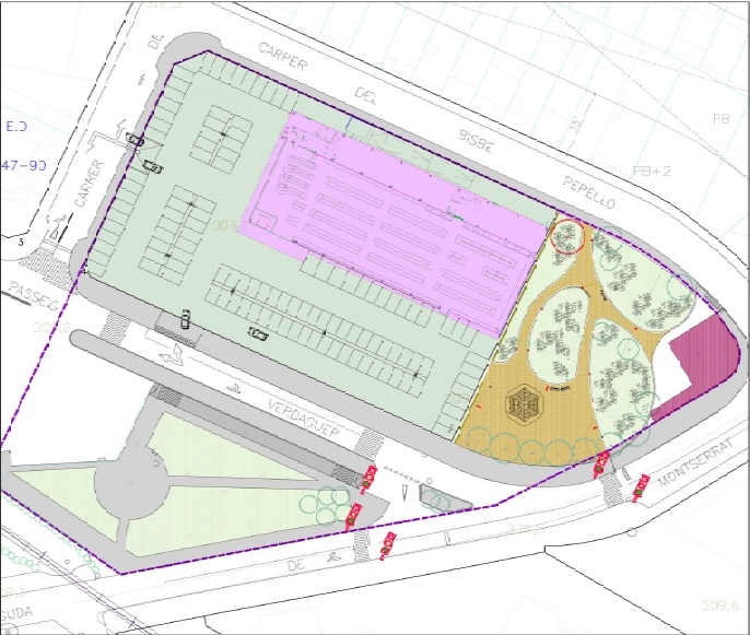 El projecte per a crear un nou carril de sortida per a autobusos i un espai comercial davant de l'estació