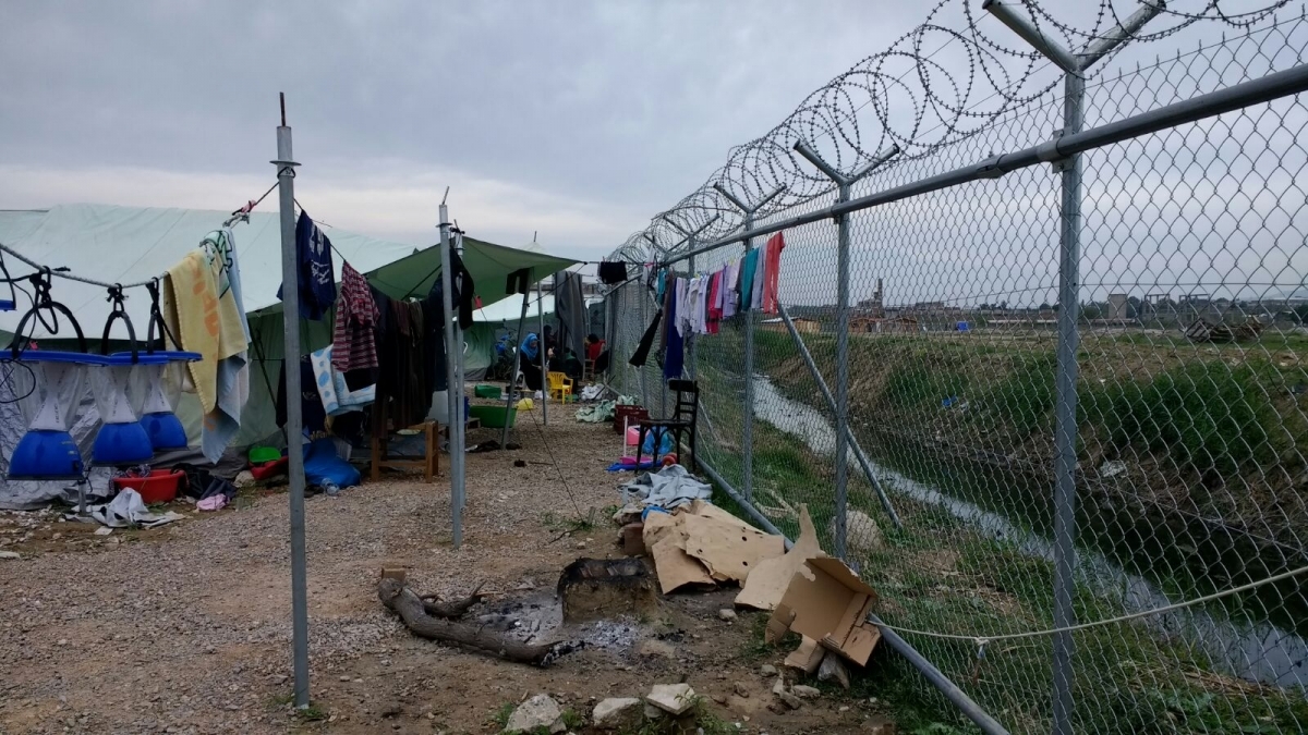 Un dels camps de refugiats de Grècia