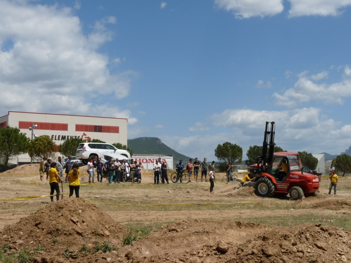 Una de les matinals 4x4 que tenen lloc al Parc Central, en la parcel·la tocant a Òdena