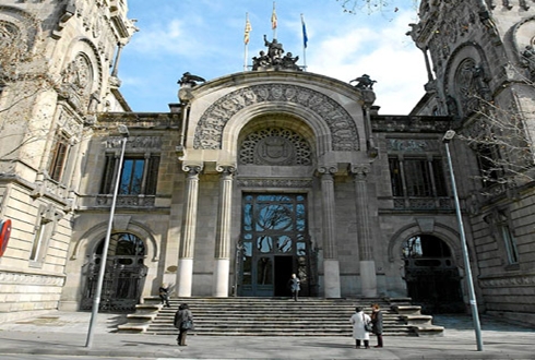 Exterior de l'Audiència Provincial barcelonina