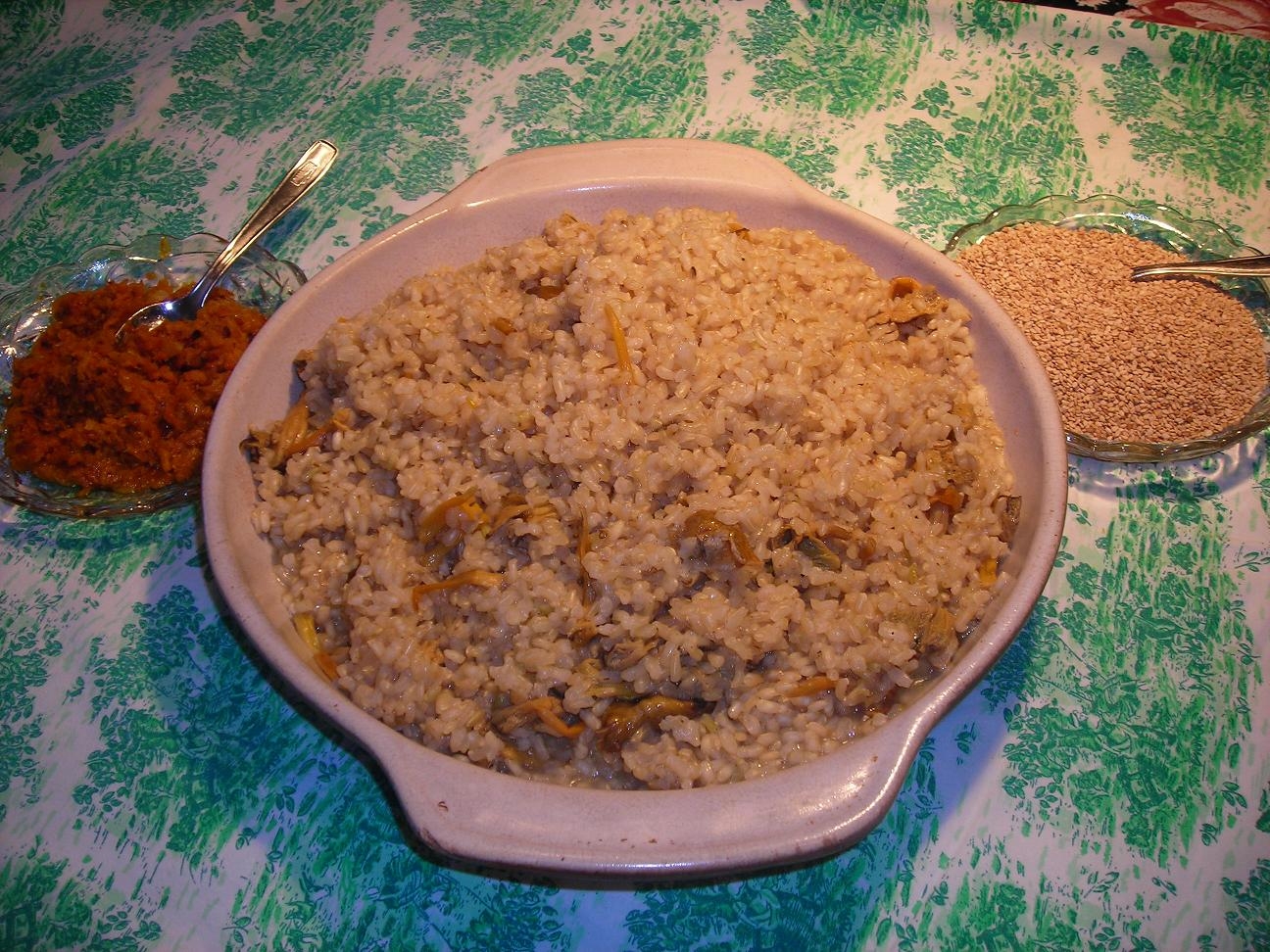 Arròs integral amb pastanaga