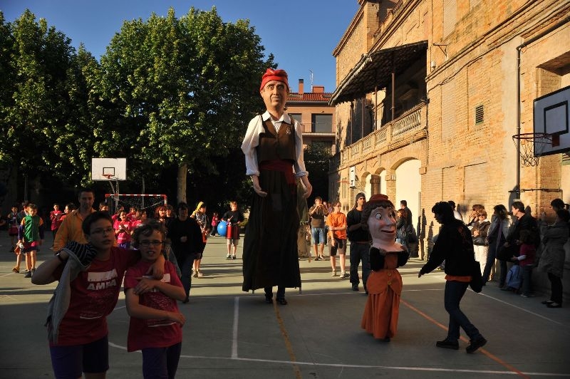 Gegants a l'Ateneu