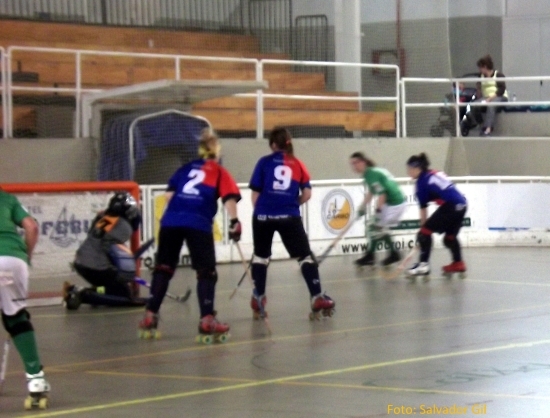 Partit de l'hoquei femení en la jornada passada