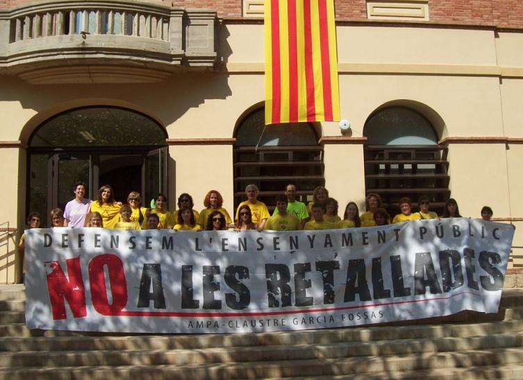 Protesta al Garcia Fossas, Igualada