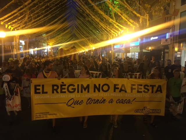 Capçalera de la manifestació