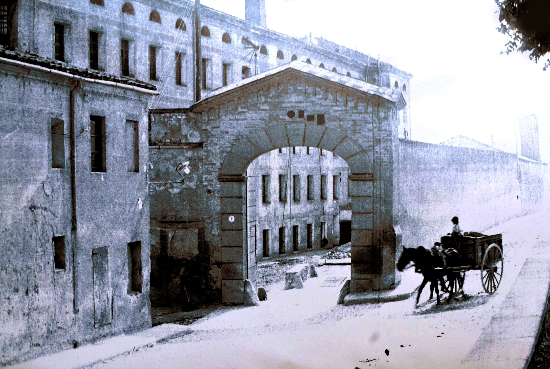 Vista de la fàbrica al segle XIX