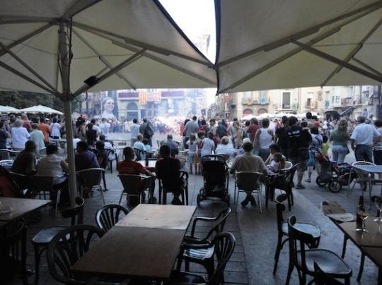 La plaça de l'Ajuntament va ser, un cop més, el centre de la Festa