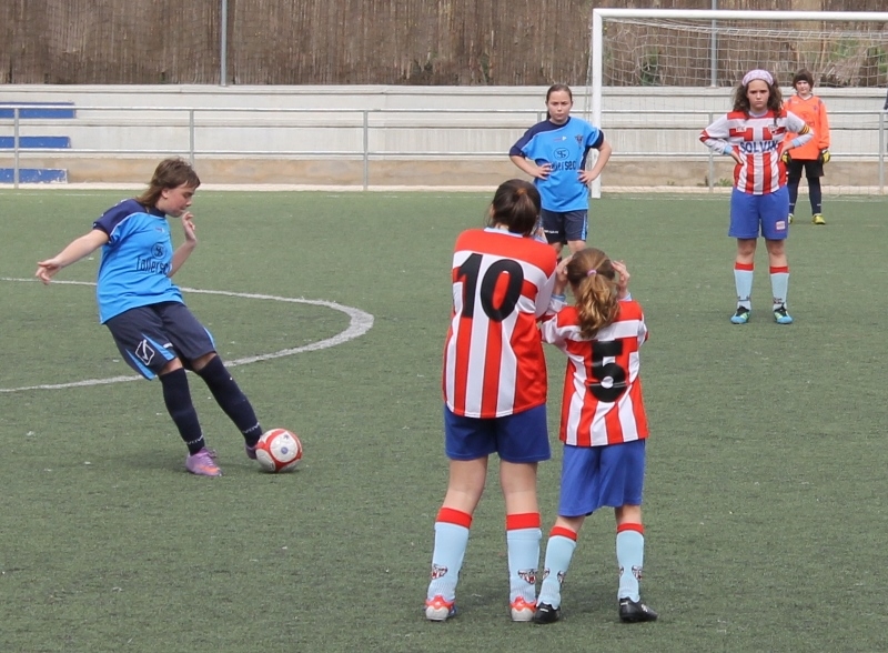 Les noies van golejar al Martorell. Fotografia: Mario Hurtado.