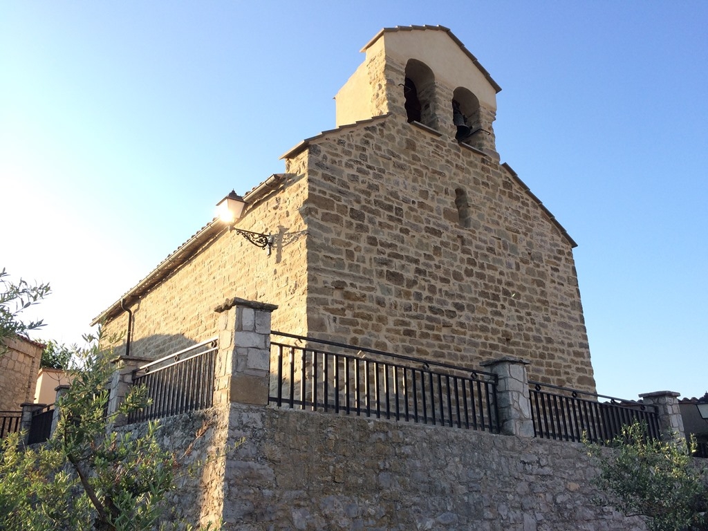 La nova cara de l'església de Calonge de Segarra