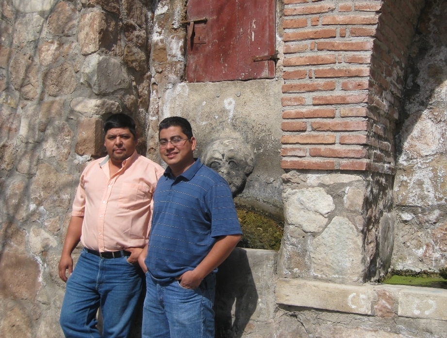 En José Santo i en Gilberto, a la Font de la Carota