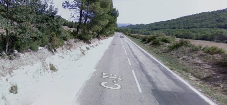 L'accident ha tingut lloc al quilòmetre 58 de la C-37, al terme de Montbui