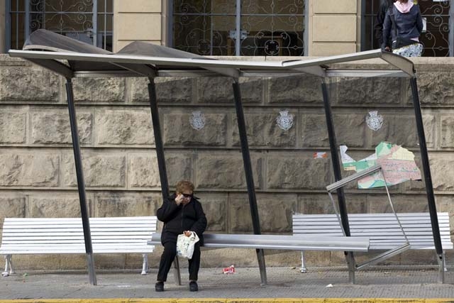 Una parada de bus feta malbé - foto: M.Hidalgo