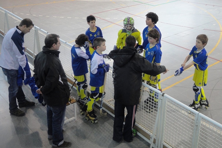 L'equip benjamí va empatar el seu partit amb 6 gols