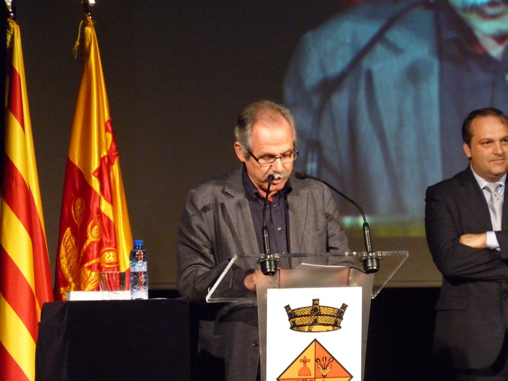 Antoni Dalmau en la presentació. Foto: Anoiadiari