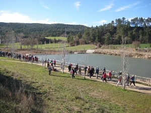 Passejada al costat del Parc Fluvial de Vilanova