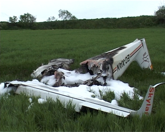 L'ultralleuger accidentat aquest diumenge a l'aeròdrom  - ACN