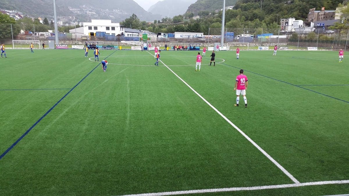 El segon matx de l'any, a l'estadi Borda Mateu FOTO: FC Andorra