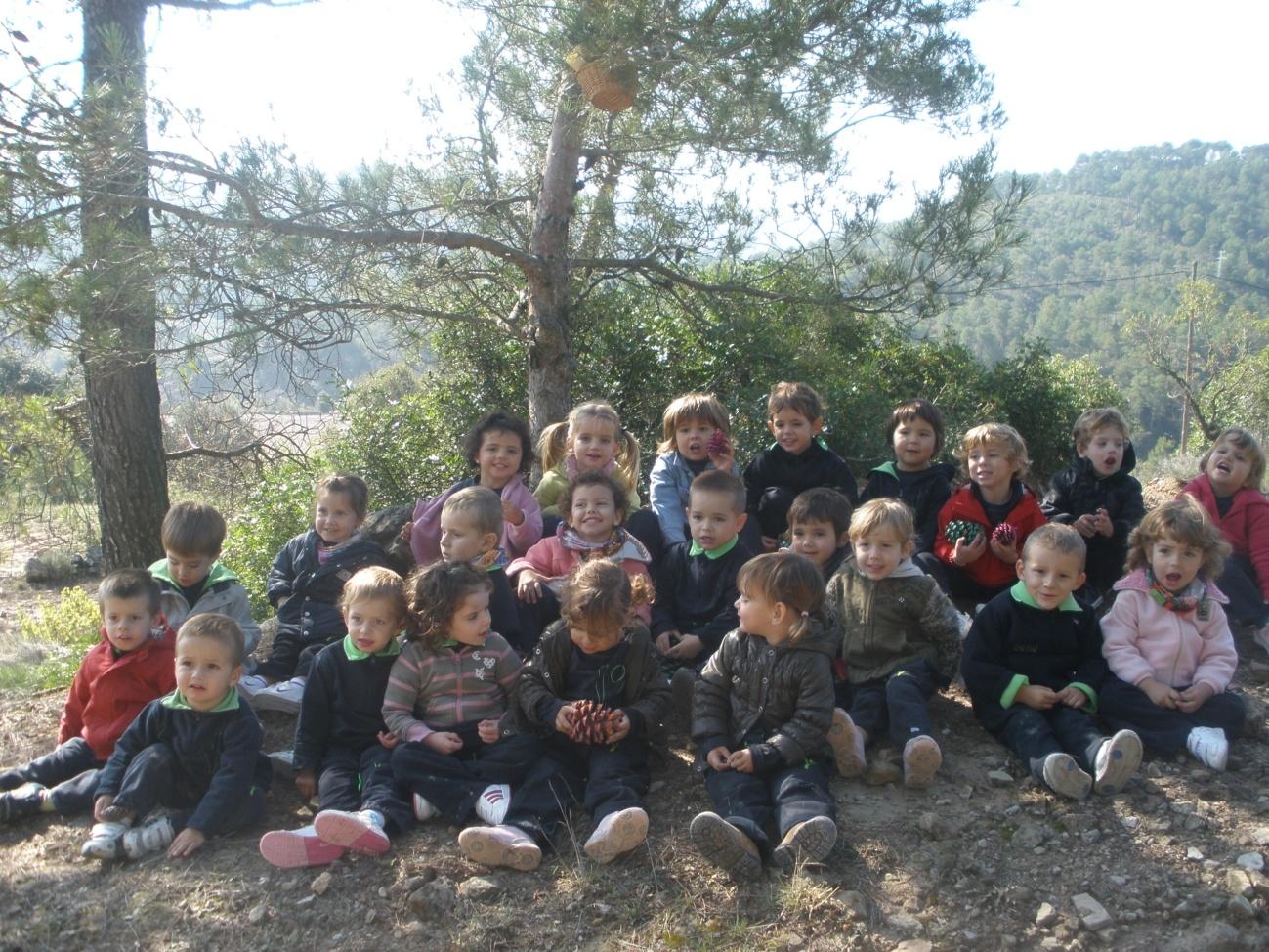 'Els esquirols' al bosc de l'Eucaria de Tous