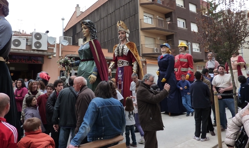 Ambient a la trobada de gegants