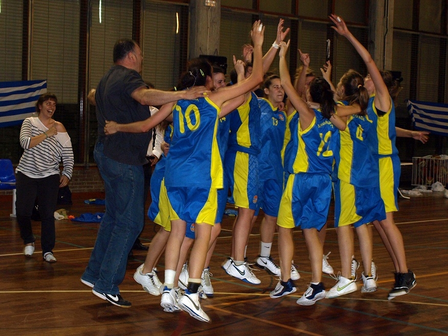 L'equip celebra la victòria