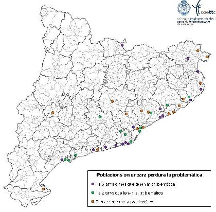 Poblacions que mantenen la problemàtica